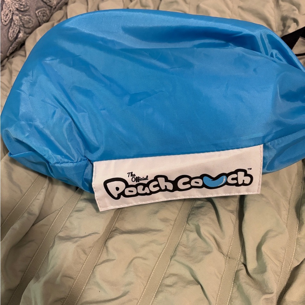 Blue Pouch Couch